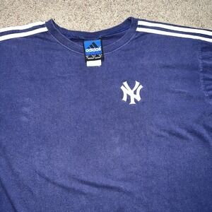 vintage Adidas Team new york yankees navy shirt size M